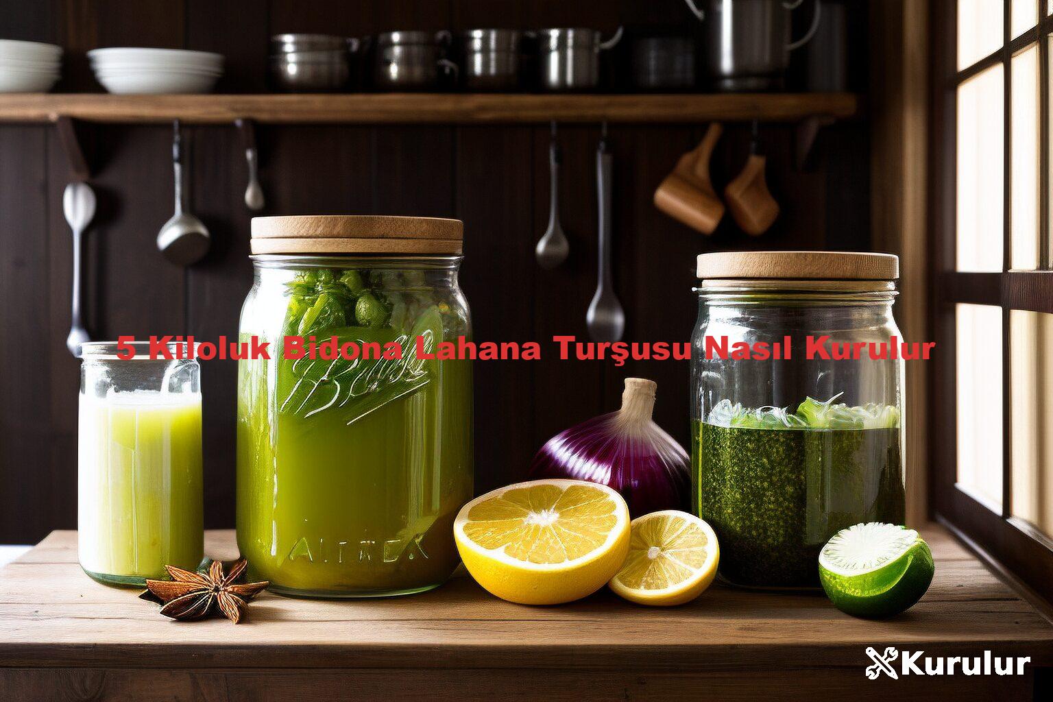 5 Kiloluk Bidona Lahana Turşusu Nasıl Kurulur