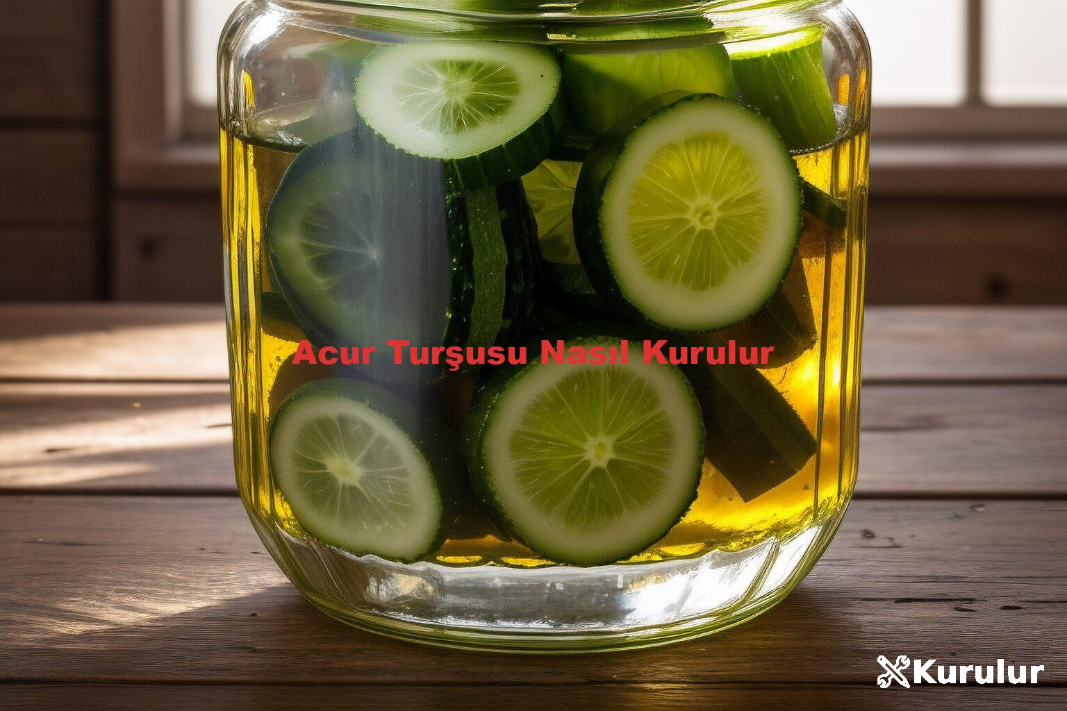 Acur Turşusu Nasıl Kurulur