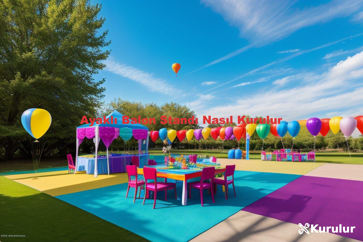 Ayaklı Balon Standı Nasıl Kurulur