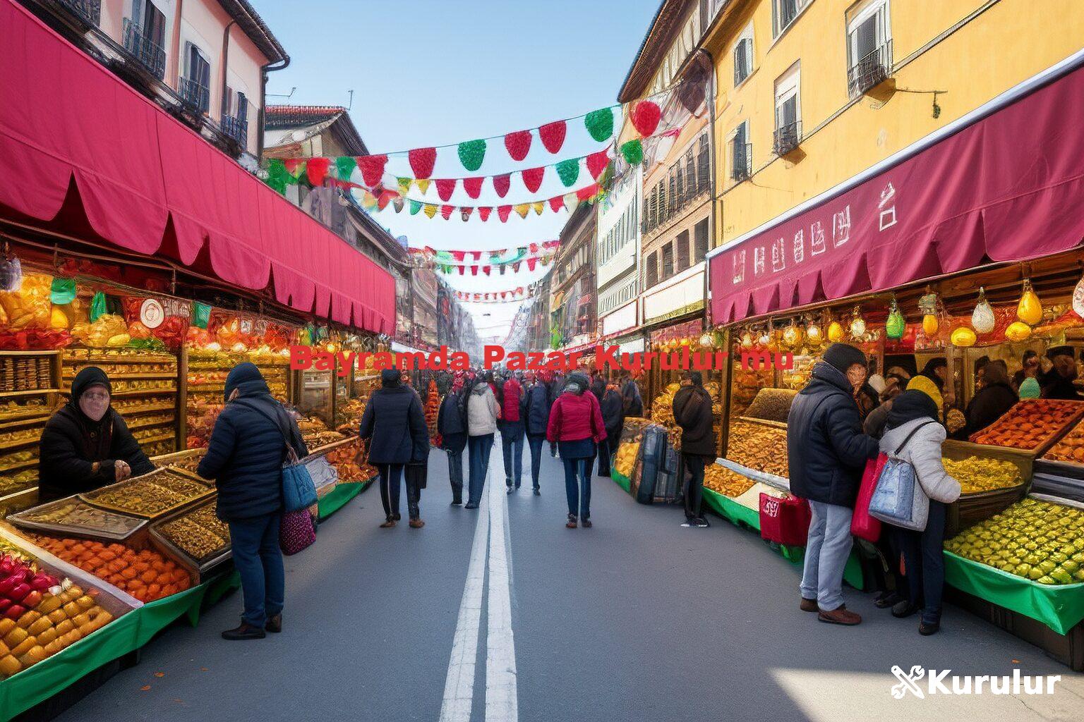 Bayramda Pazar Kurulur mu