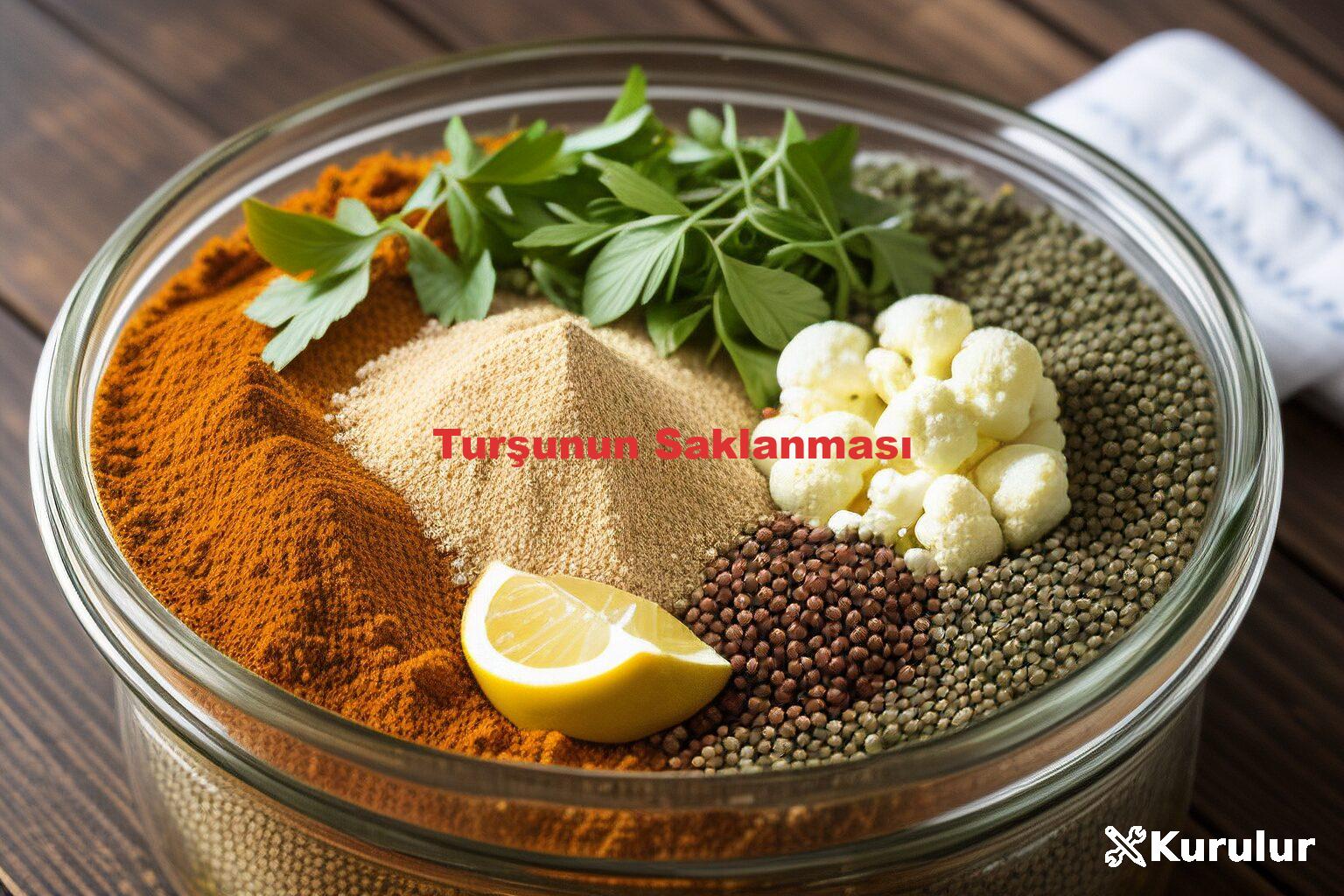 Turşunun Saklanması