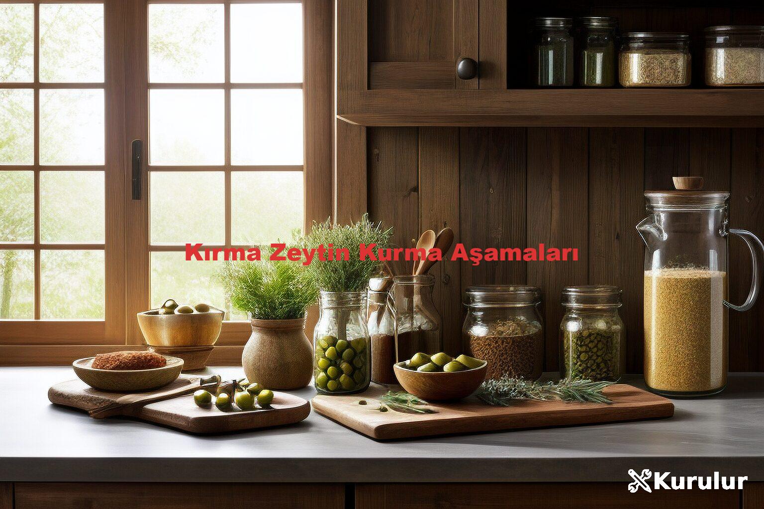 Kırma Zeytin Kurma Aşamaları