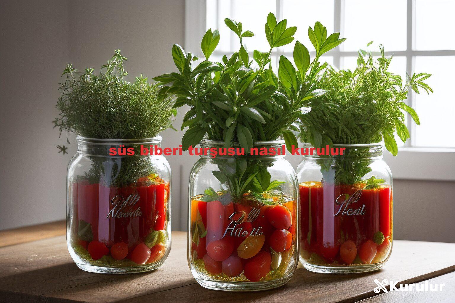süs biberi turşusu nasıl kurulur