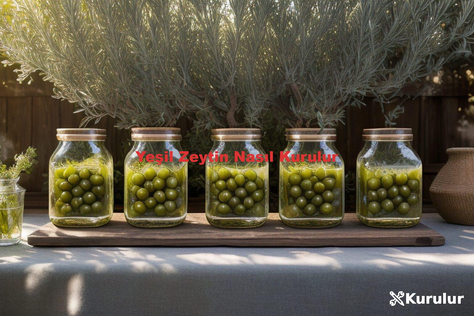 Yeşil Zeytin Nasıl Kurulur