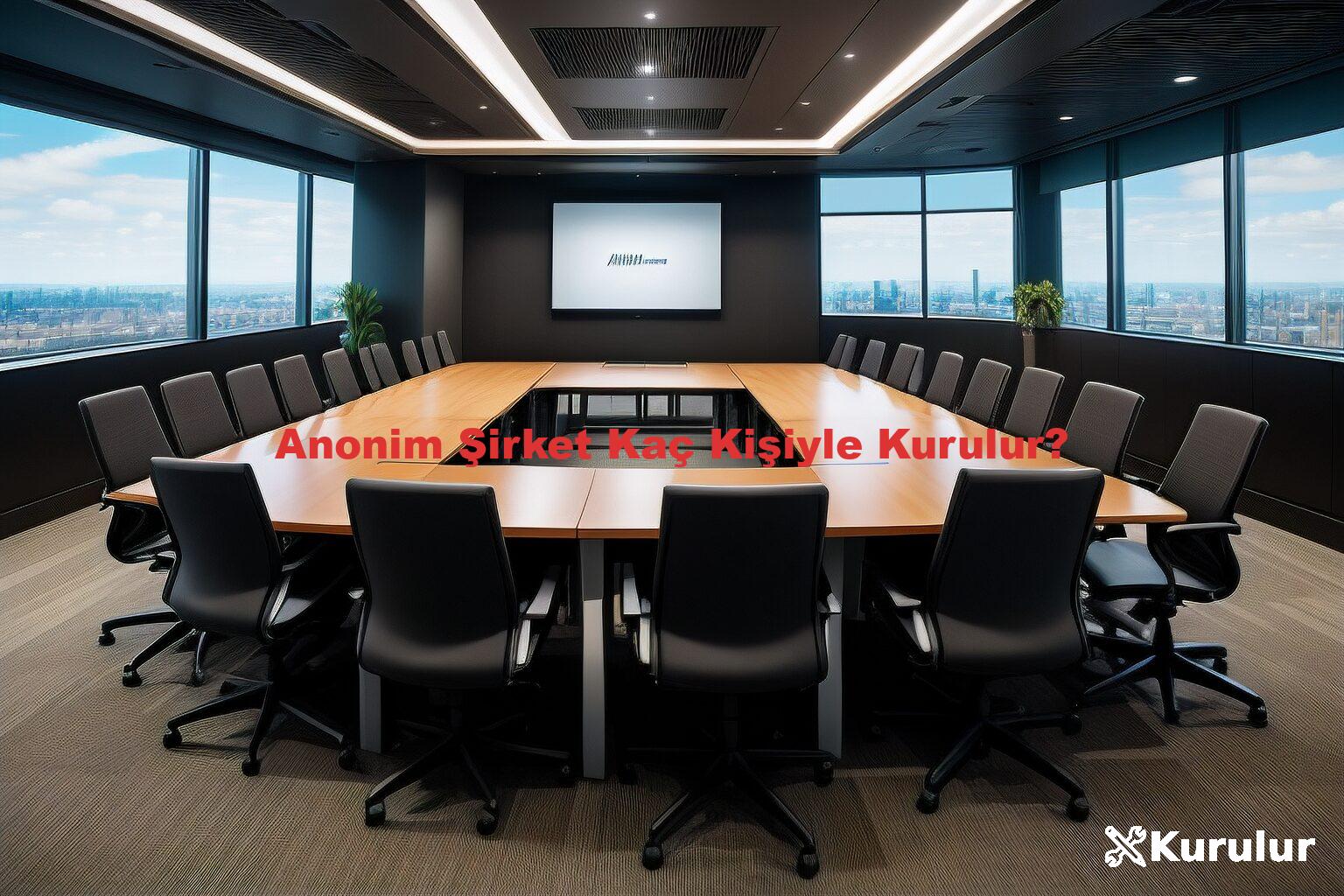 Anonim Şirket Kaç Kişiyle Kurulur?