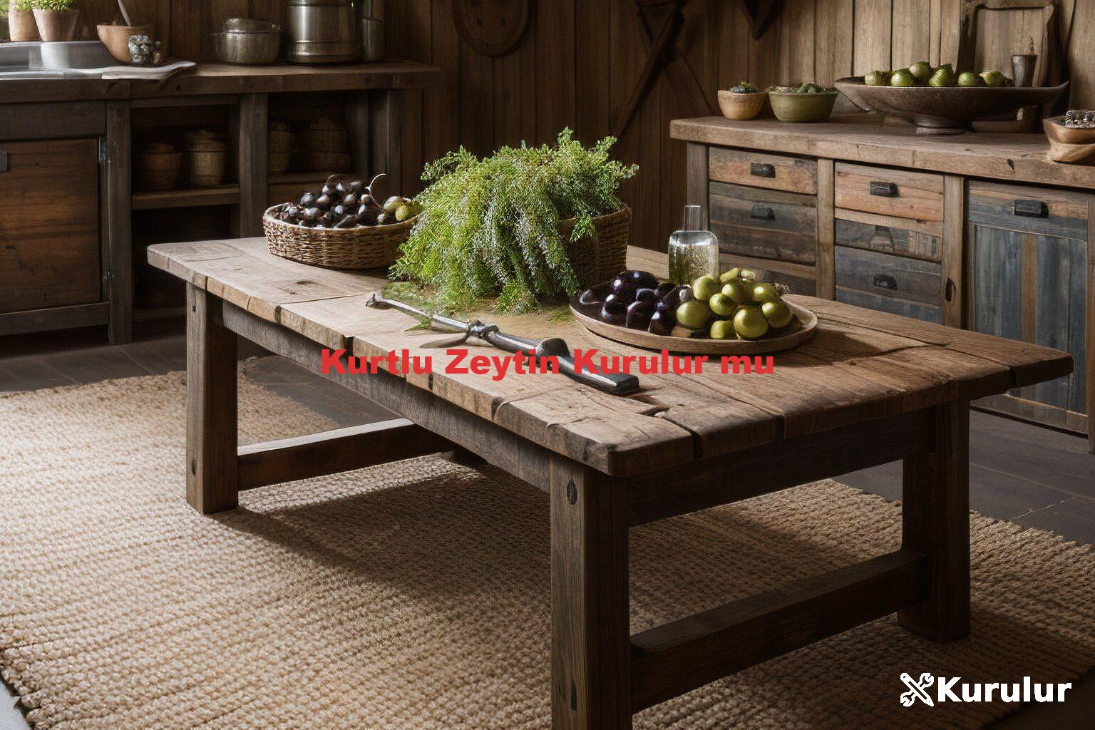 Kurtlu Zeytin Kurulur mu