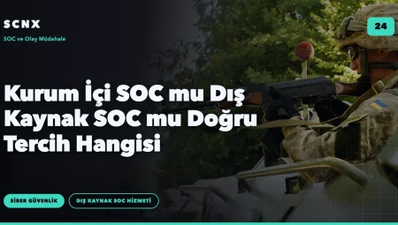Kurum İçi SOC mu Dış Kaynak SOC mu Doğru Tercih Hangisi